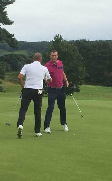 Denouement of the 2015 Matchplay Final at Ganton GC Borman concedes to Gawley