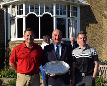 2016 Matchplay Champion Andy Lockwood with Howard Palmer and Runner up Jon Samuel