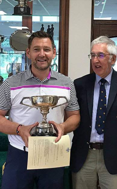 2017 Amateur Champion Andy Lockwood with Stephen Thornton