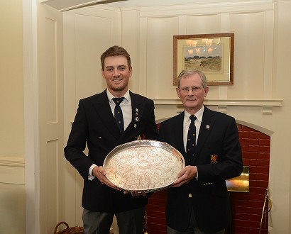 Kit Chapman (2014) with Matchplay Champion Steve Robins