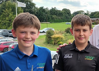 Lucas and Archie win the Junior Development Championship